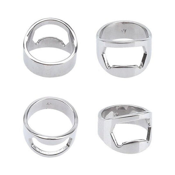 New Stainless Steel Bottle Opener Ring