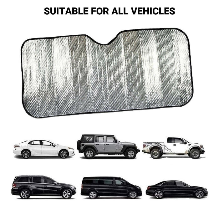 Car Windscreen Sun Shade Heat Reflective Windshield Front Rear Window UV Block