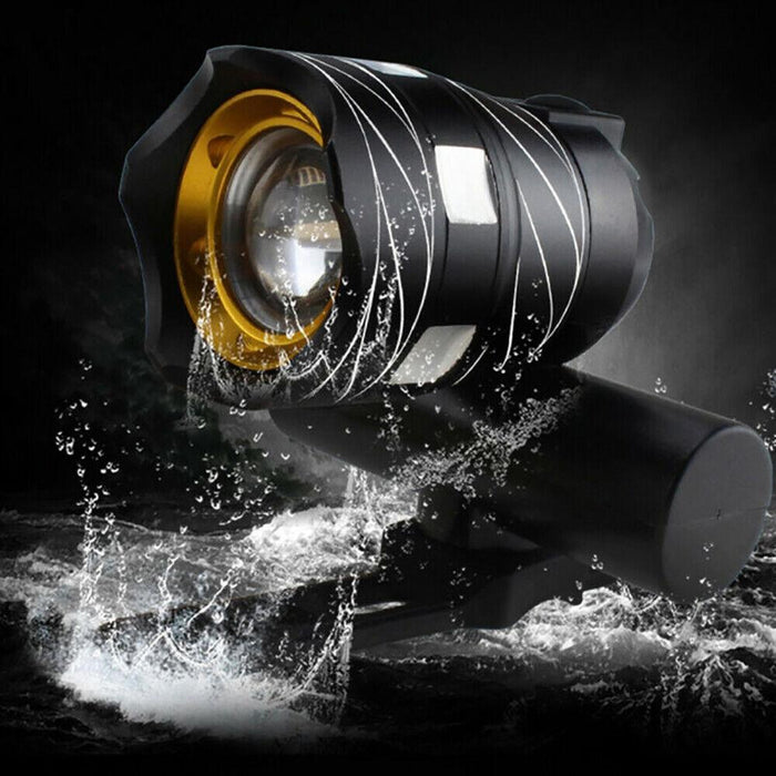 15000LM LED Bicycle Light Front Back Headlight Waterproof Bike USB Rechargable