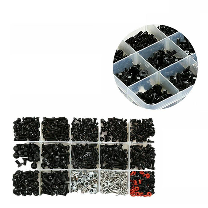 500PCS/Set RC Screws Box Repair Tool Kit for 1/10 HSP RC Car