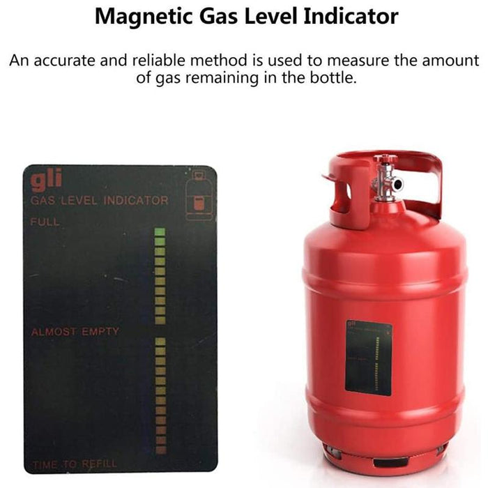 2PCS Magnetic Gas Tank Level Indicator Bottle Magnet Gauge BBQ Camping Outdoor