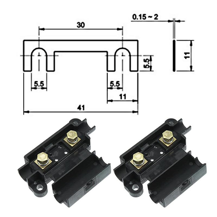 40A Fuse Kit 4 ANS Holder 7 x 40 AMP to Suit Redarc BCDC Dual Battery