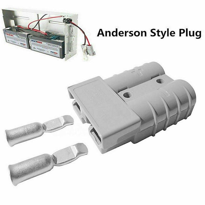 10 x Anderson Style Plug Connectors 50 AMP 12-24V 6AWG DC