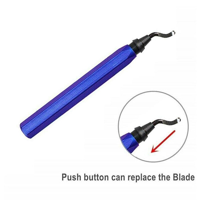 16pcs Rotary Deburr Blades Set For Wood And Steel