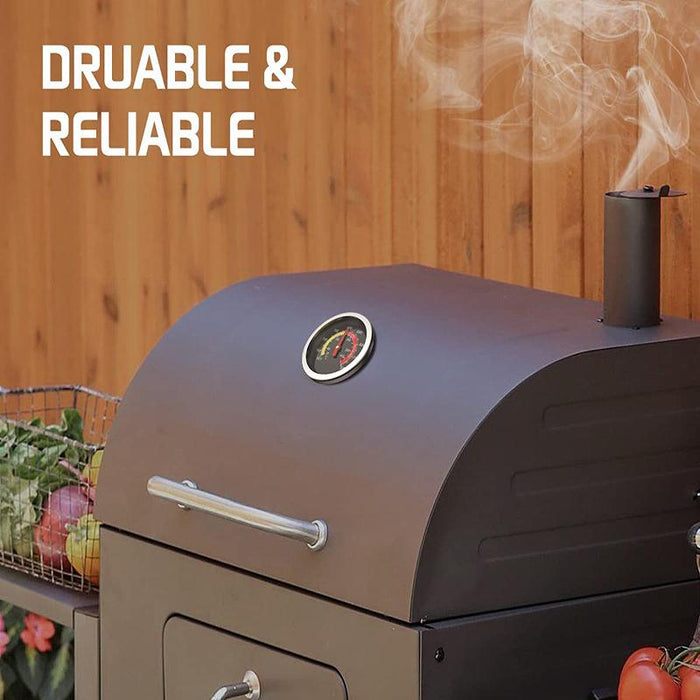 Barbecue Thermometer Oven Pit Temp Gauge 10~400℃ BBQ Smoker Grill Temperature