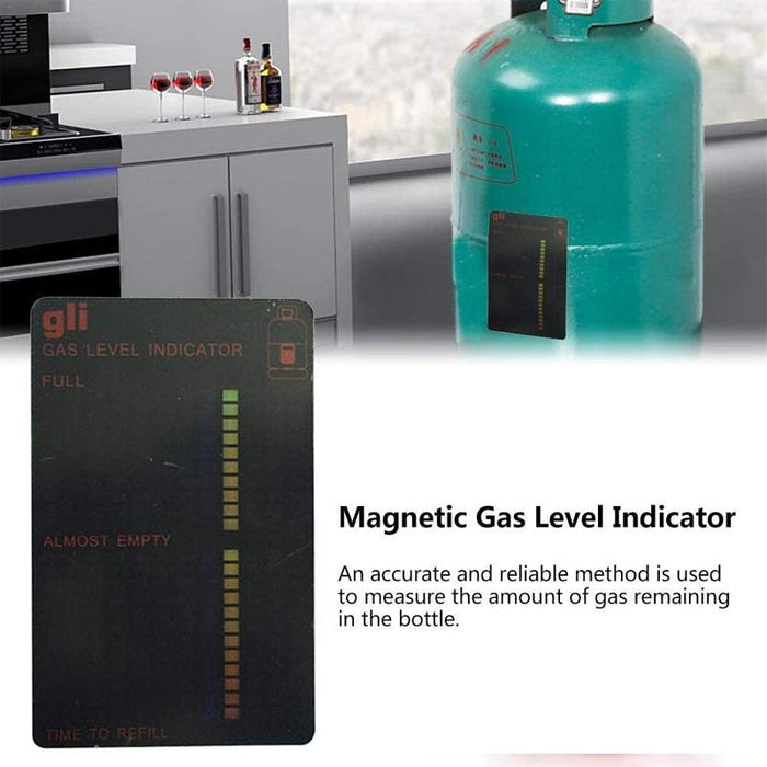 2PCS Magnetic Gas Tank Level Indicator Bottle Magnet Gauge BBQ Camping Outdoor