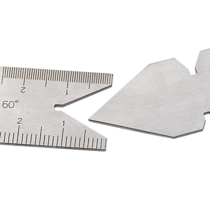 3PCS 55&60° Gauge Metric and English One-piece Thread Gauge