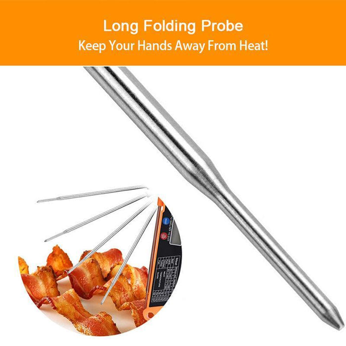 Foldable Digital Thermometer Probe Temperature Kitchen Cooking Food BBQ Meat Jam