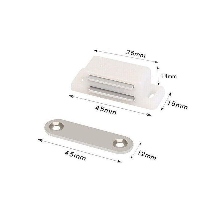 48pcs LARGE MAGNETIC CATCH Heavy Duty Cupboard Cabinet Door STRONG Magnet Latch
