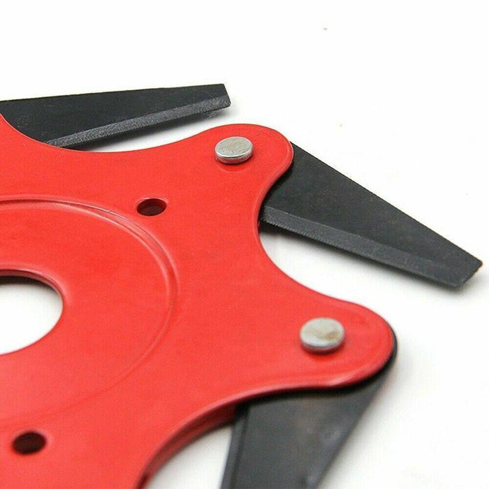 Lawn Trimmer Blades 6-Teeth Steel Brush Cutter Head for Garden Mastery