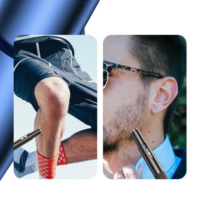 Men Electric Ear Beard Nose Hair Trimmer Eyebrow Mustache Remover Shaver