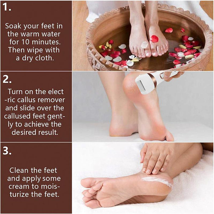 Electric Care Pedicure Foot File Hard Dead Skin Callus Remover Foot Grinder New