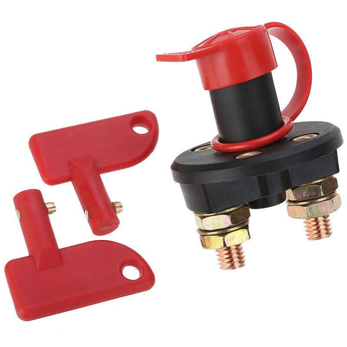 2PCS Battery Car Off Spare Switch Universal Key Cut Power Isolator
