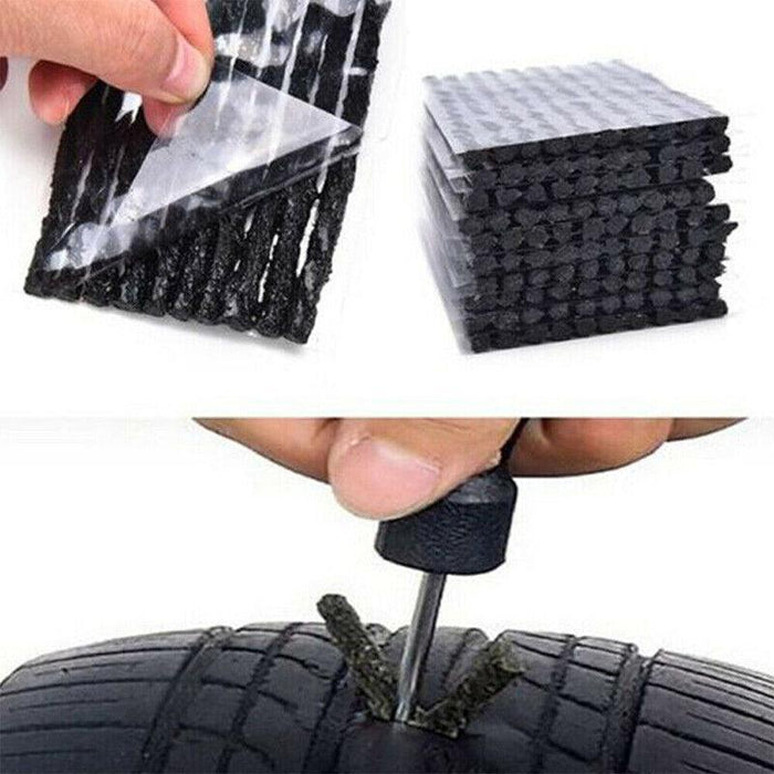 50× Tyre Repair Plugs Car Tire Puncture Recovery Tyre Tubeless Seal Plugs Strip