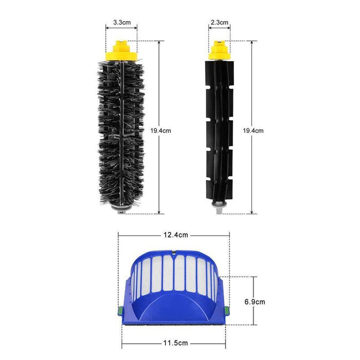 14 Pcs Parts Cleaner Compatible With iRobot Roomba 600 Series 620 630 Replacement
