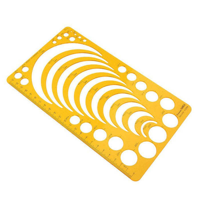 Drafting Circle Template Radius Drawing Stencil Useful Technical Tool Artist Arc