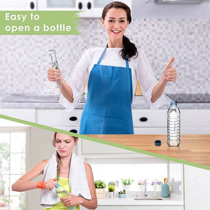 Efficient and Adjustable Stainless Steel Jar Opener