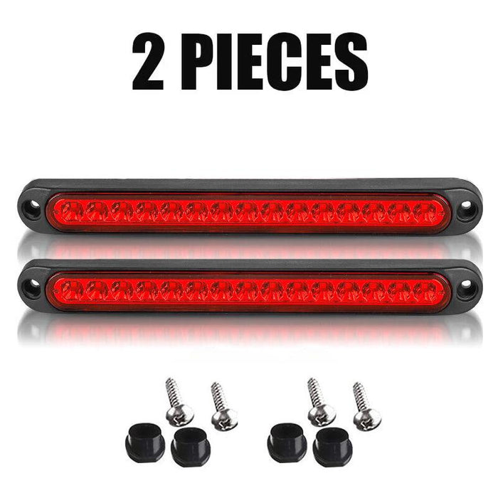 6x15LED Tail Lights Brake Indicator Reverse Slim Strip RV Trailer Light UTE STOP