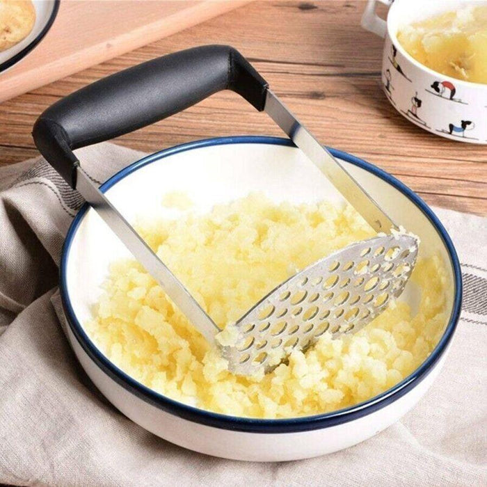 Potato Masher Vegetable Tool Stainless Steel Heat Kitchen Resistant Press Ricer