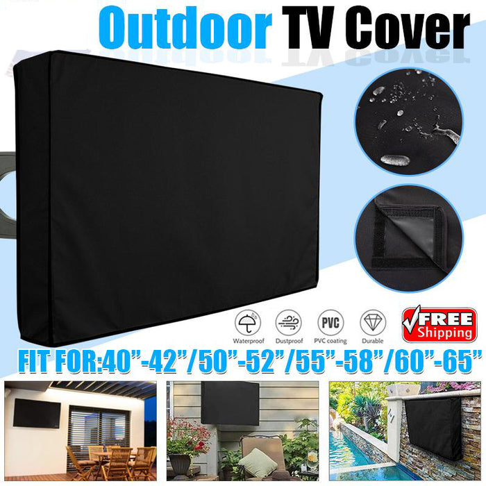 40-65 Inch Dustproof Waterproof TV Cover Outdoor Patio Flat Television Protector