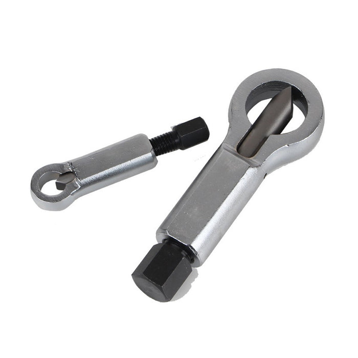 4PCs Durable Metal Nut Splitter Set, 9-27mm Manual Nut Cracker Remover