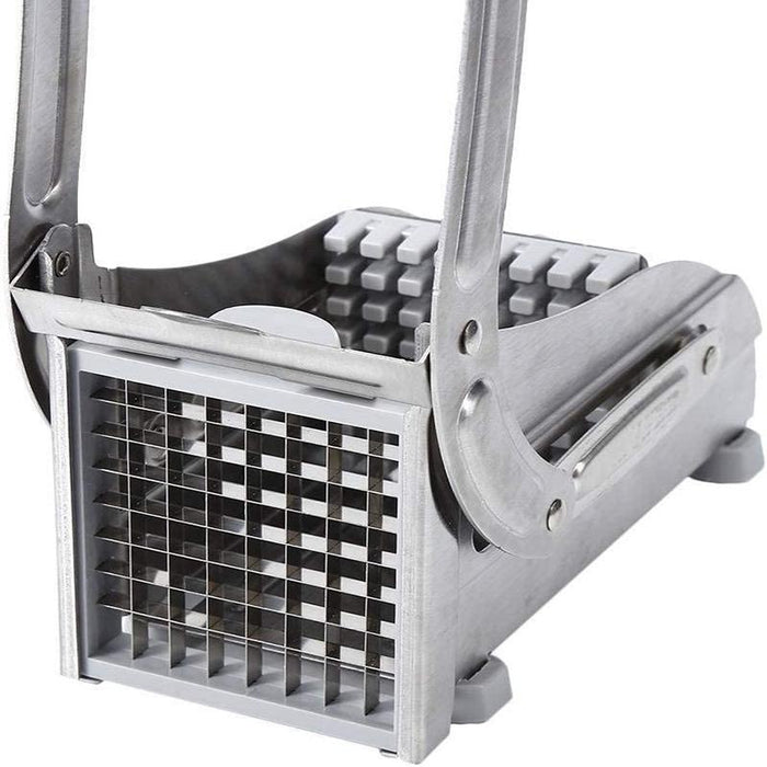 Stainless Steel French Fry Cutter Potato Vegetable Slicer Chopper Dicer 2 Blade