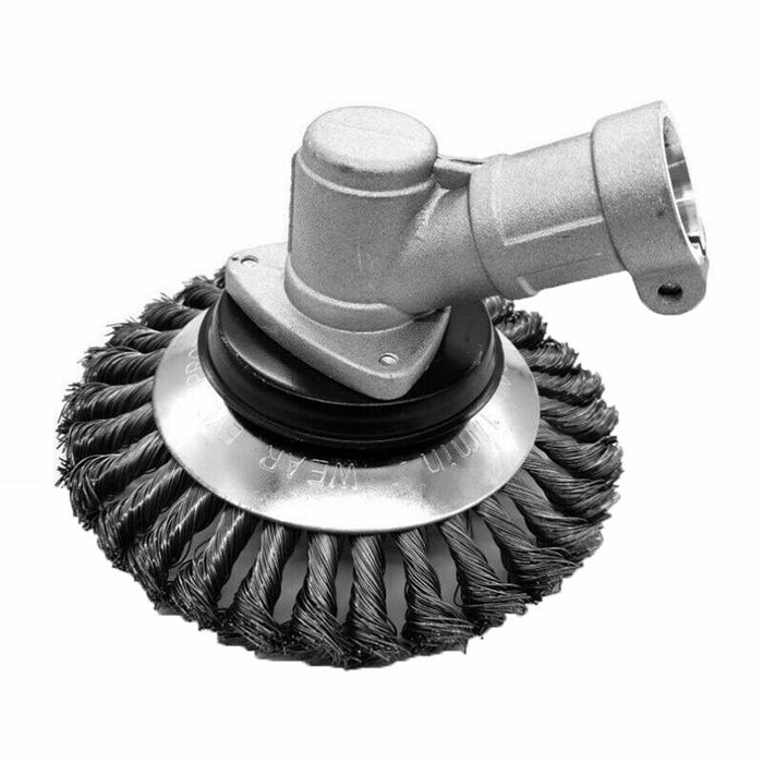 6 Inch Mower Head Steel Wire  Silver