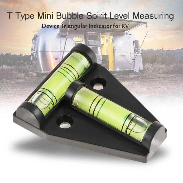 Spirit Level Bubble Leveler T-Type Caravan RV Camper Trailer Boat Levelling