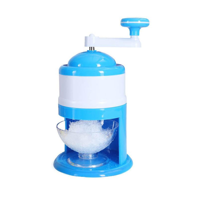 Manual Ice Shaver Crusher Shredding Snow Cone Maker Machine Create Drink Tool
