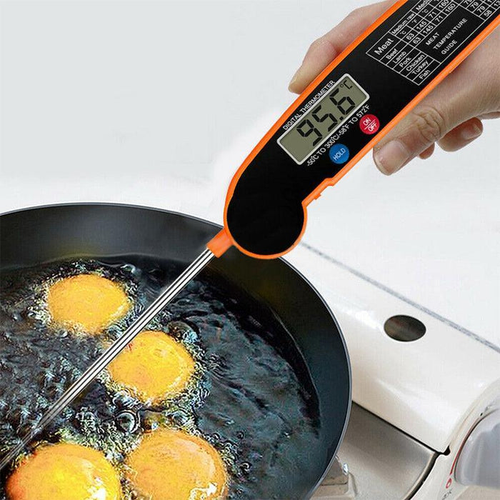 Foldable Digital Thermometer Probe Temperature Kitchen Cooking Food BBQ Meat Jam