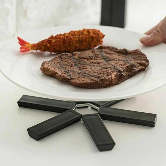 Creative Folding Heat Insulation Pot Pad Non Slip Foldable Bowl Cup Coaster Mat