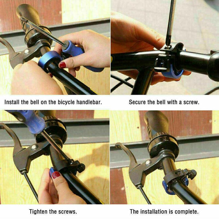 Stylish Bicycle Bell with Crisp Sound for All Ages