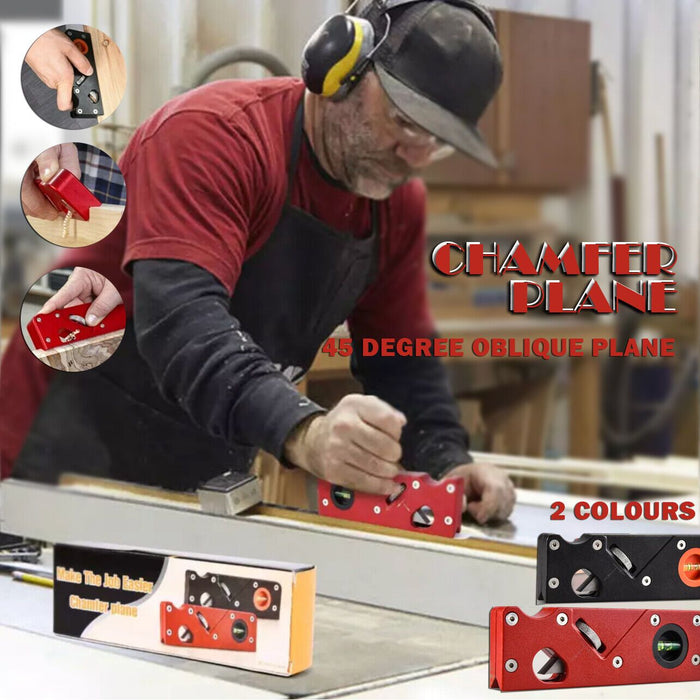 Woodworking Blade 45 Degree Bevel Planer Chamfering Set For Edge Corner Plane