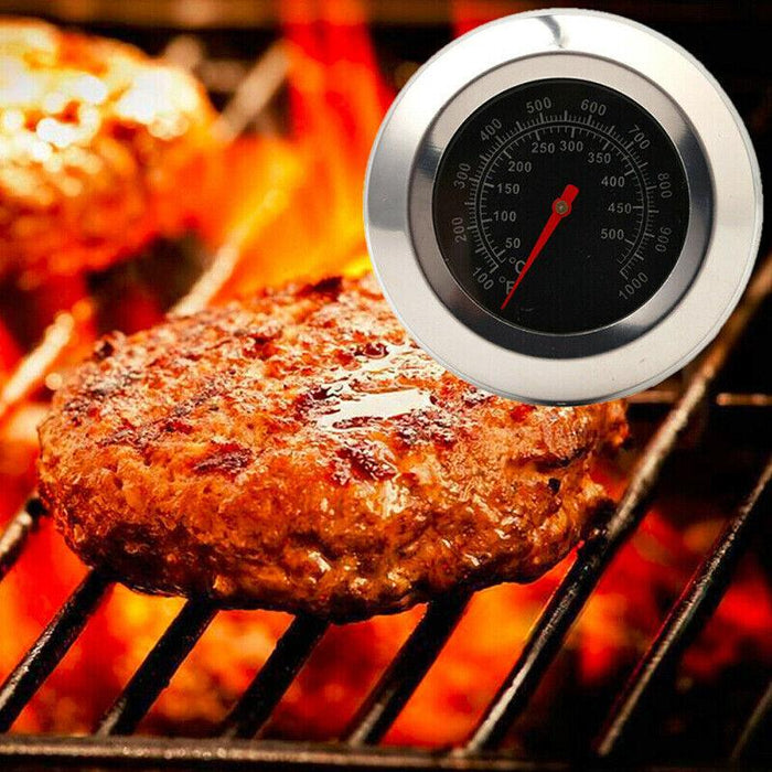 Latest Stainless Steel BBQ Smoker Grill Thermometer Temperature Gauge 50-500℃