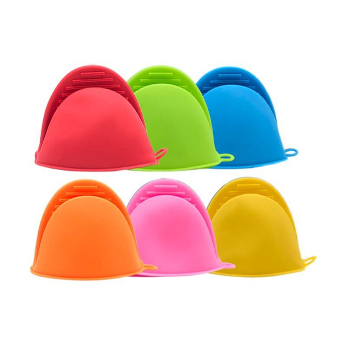 Silicone Heat Resistant Insulation Oven Mini Mitts Anti-scald Gloves for Cooking