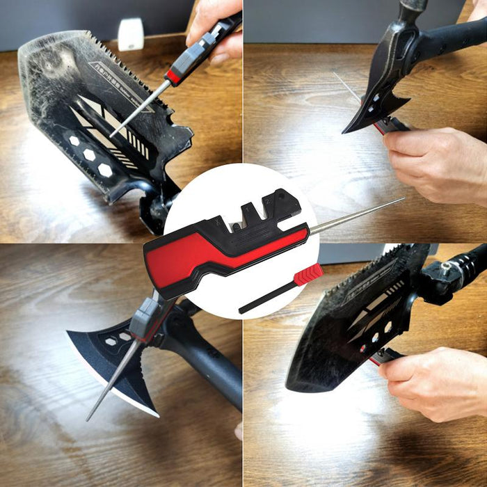 6-in-1 Knife Sharpener Diamond&Ceramic For Knives Blade Outdoor Survival Tool