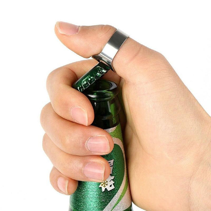 New Stainless Steel Bottle Opener Ring