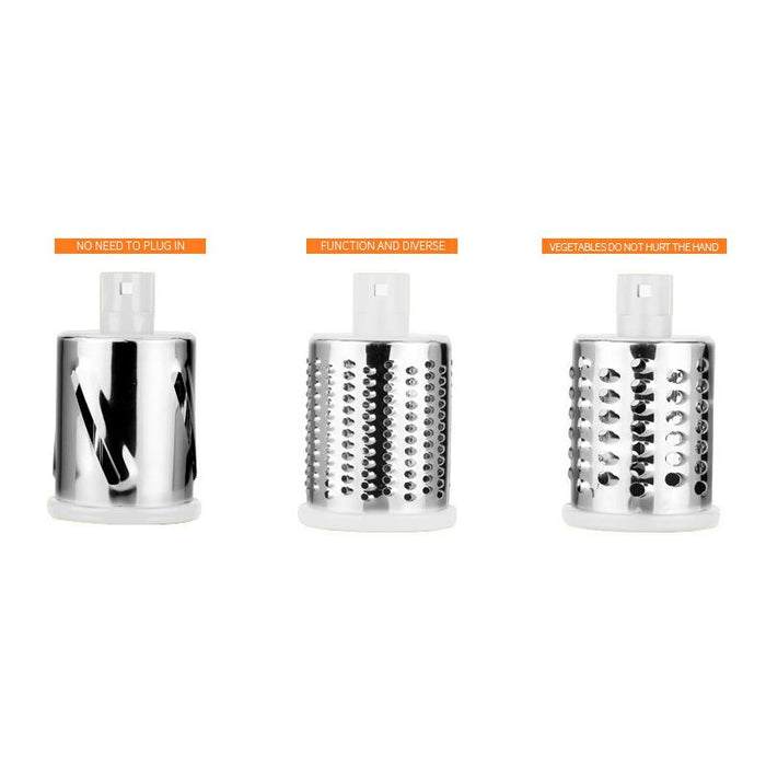 Kitchen Vegetable Fruit Slicer Cutter Shredder Food Manual Rotary Grater Chopper