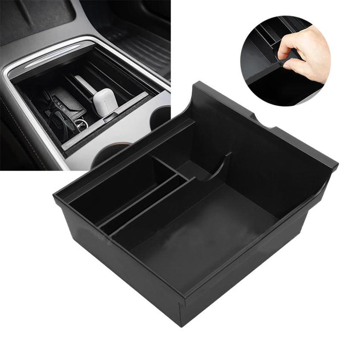 Centre Console Organizer Tray Armrest Storage Box Drawer for Tesla Model 3 & Y