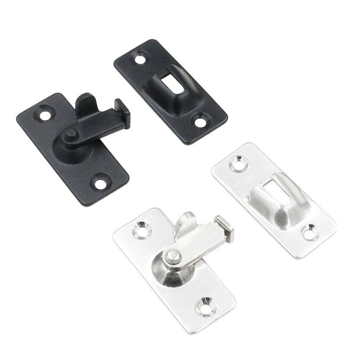 90 Degree Stainless Steel Latch Safety Right Angle Sliding Door Lock Door Hasp