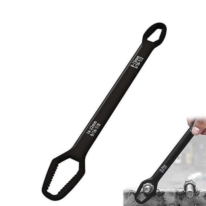 Universal Torx Screw Nuts Wrench Double Head Ratchet Spanner Repair Tools 8-22mm