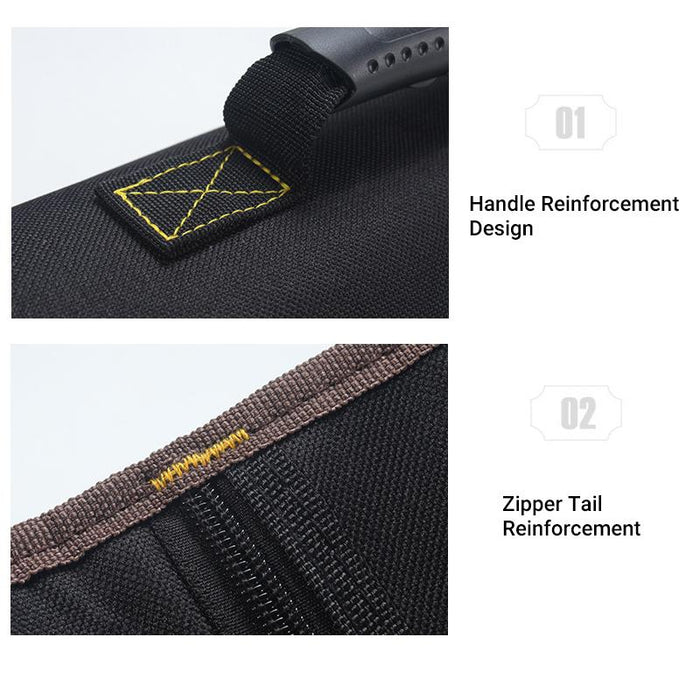 22 Pocket Tool Roll Fold Spanner Canvas Case Wrench Storage Bag Multifunctional