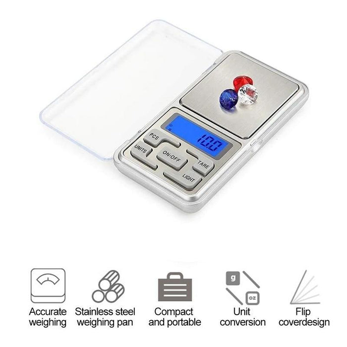 High-Precision Pocket Mini Digital Scales LED Display