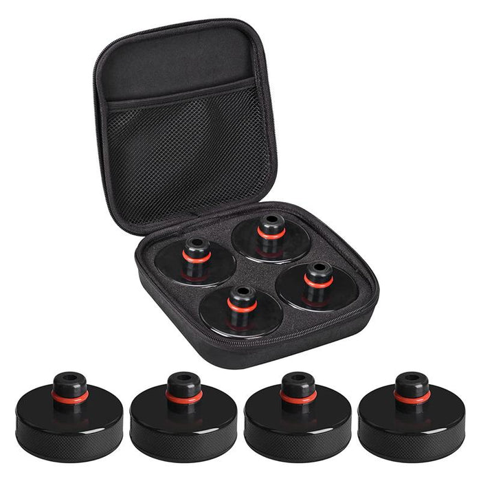 Lifting Jack Pad 4 Pucks with a Storage Case Accessories for Tesla Model 3/S/X/Y
