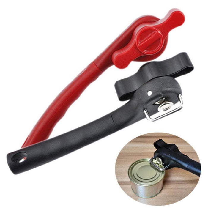 Side Stainless Steel Manual Smooth Edge Professional Can Opener Safe Cut Lid Tin