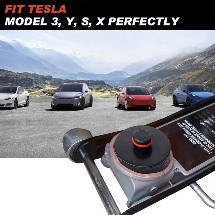Lifting Jack Pad 4 Pucks with a Storage Case Accessories for Tesla Model 3/S/X/Y