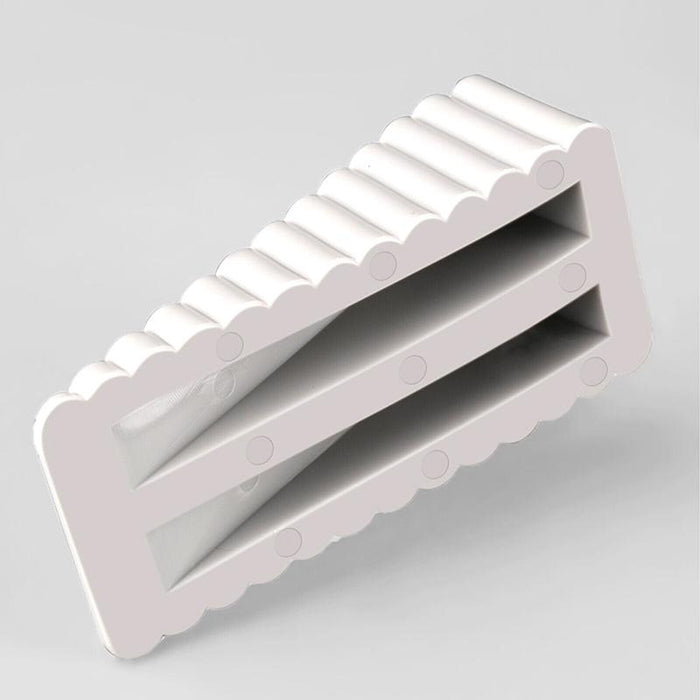 2PCS Thick Rubber Wedge Door Stoppers Floor Carpet Heavy Duty Door Stop Security