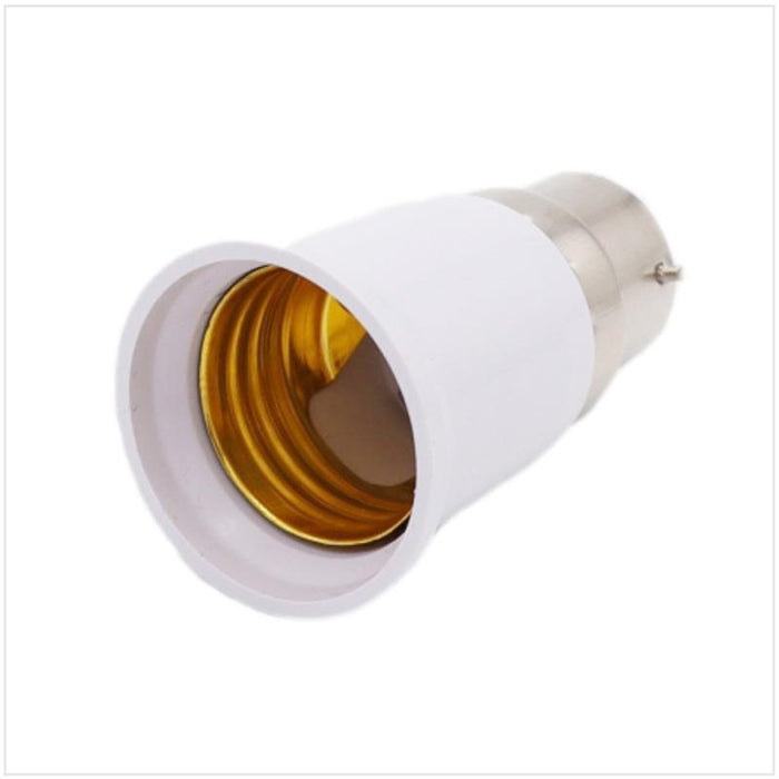 4/10x B22 to E27 Adapter Bulb Adapter E27 to B22 Edison Screws Bayonet Converter
