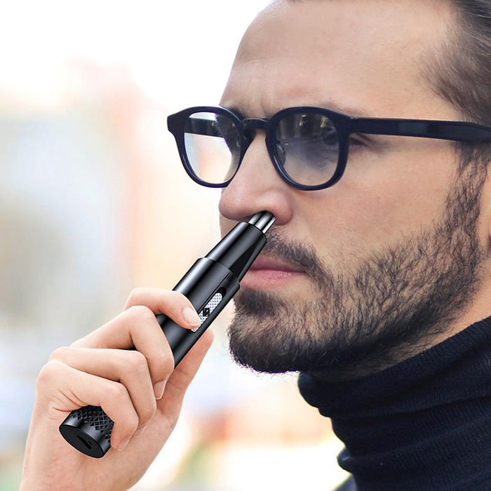 Men Electric Ear Beard Nose Hair Trimmer Eyebrow Mustache Remover Shaver