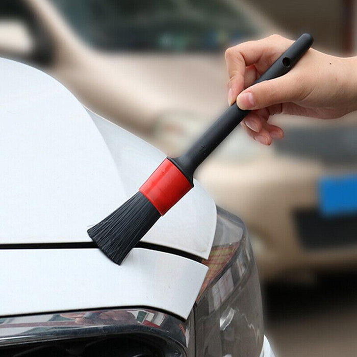 5Pcs Dashboard Car Hair Detail Brush Crevice Dust Cleaning Automotive Detailing